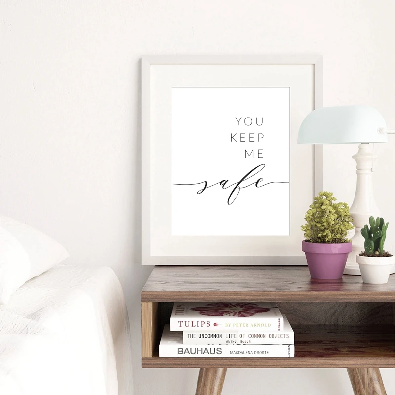 Bedroom Quote Wall Art Poster Decor