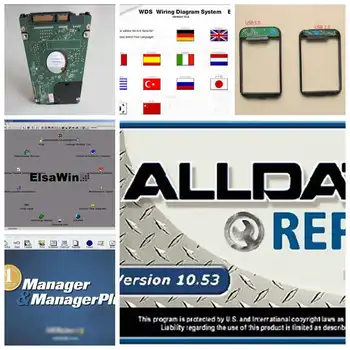 

2017 Top-Rated alldata software 10.53 mitchell 2015 ect 47 in 1 Alldata and Mitchell 1TB HDD for All Cars