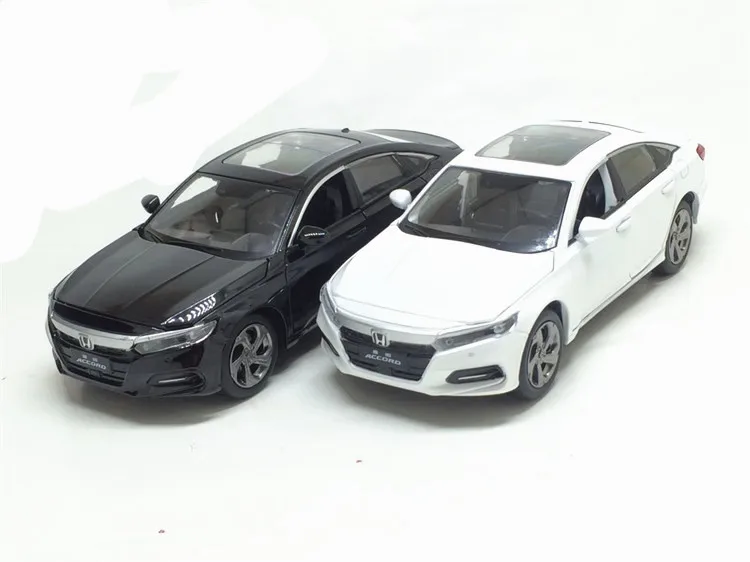 1/32 масштаб Honda Accord модель автомобиля игрушка звуковой светильник литье под