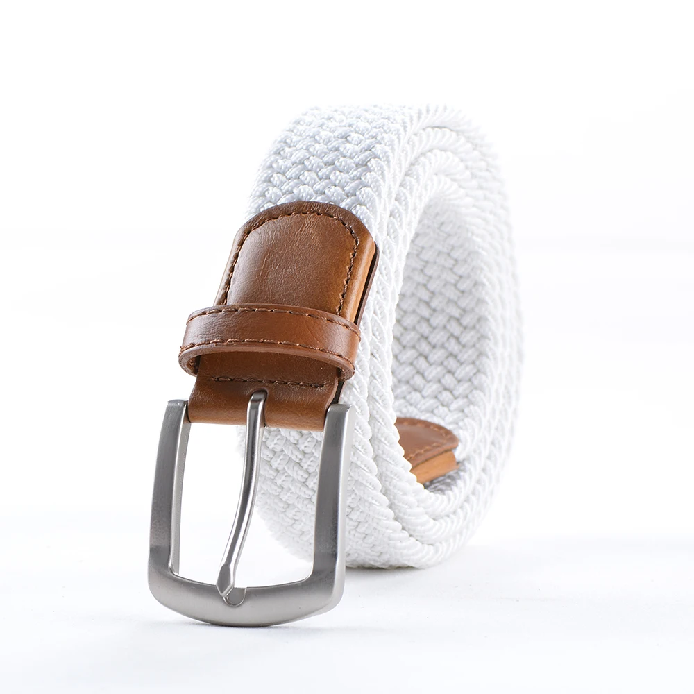 hchi brand High Quality New Stretch Canvas Belts for Women Elastic Brand Women Belt Luxury Pin