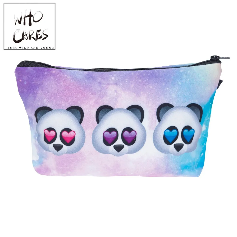 Buy Emoji panda Printing Necessaire Women Cosmetics