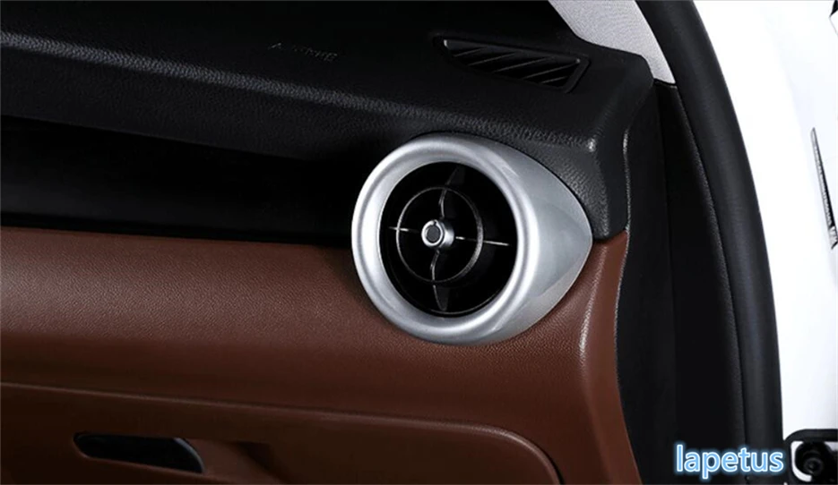 

Lapetus Matte Style Side Air Conditioning AC Outlet Vent Decorative Cover Trim 2 Pcs Fit For Alfa Romeo Stelvio 2017 - 2020 ABS