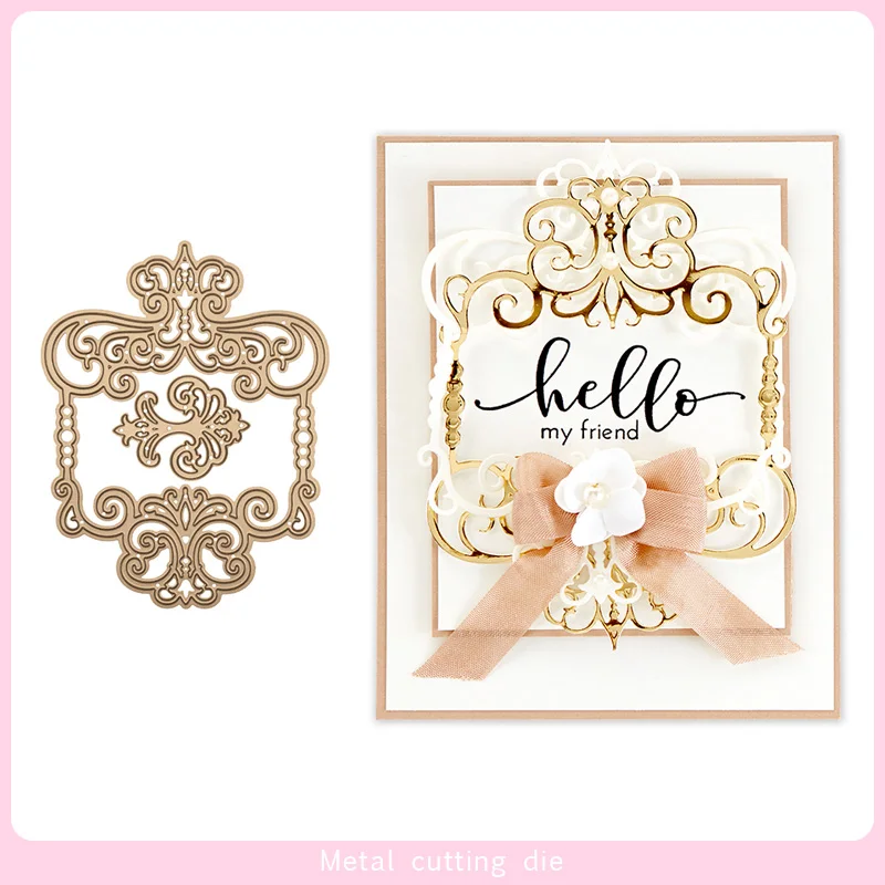 

SP lace frame Metal Cutting Dies for DIY Scrapbooking Photo Album Decorative Embossing Paper Card Crafts Die Cut 2019