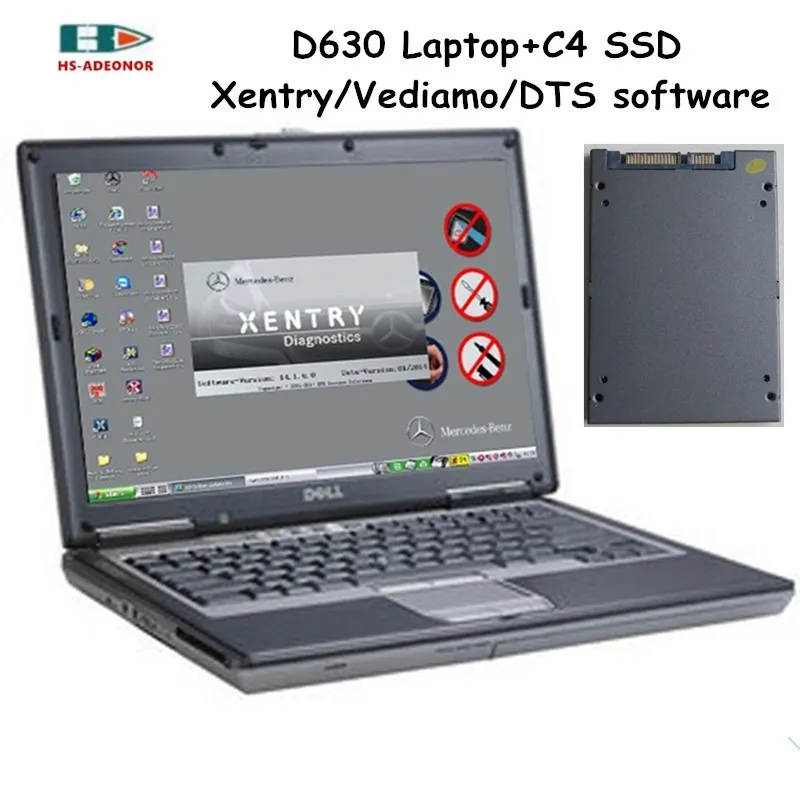 2018 car diagnostic computer D630 and with Xentry/Vediamo
