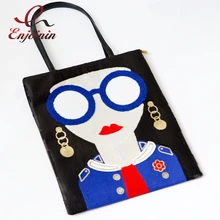 Fashion cartoon elegant woman sequins pu leather ladies shoulder bag handbag casual shopping bag female totes purse 3 colors japan style girl ladies canvas purse casual totes army green color top handle handbag genuine leather female large shoulder bag