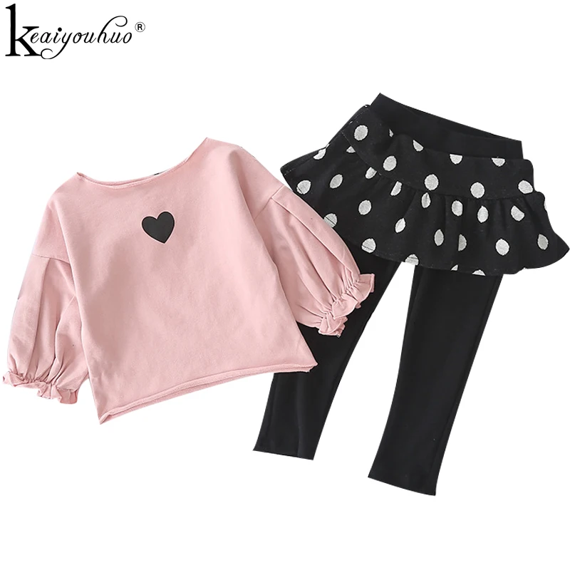 

2018 Girls Clothes New Autumn Toddler Girl Clothes Sets Christmas Outfit Suits Children's Clothing Long Sleeve Kids Sport Suits