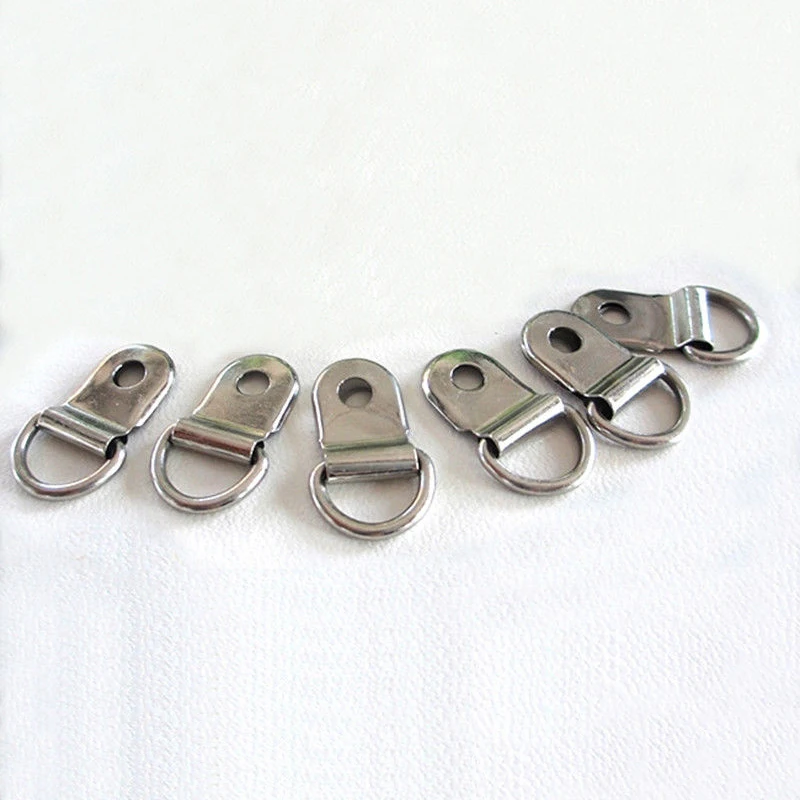 

Metal Rivet D Ring Lace Boot Hiking Shoes Repair tool Leather D-Ring Buckle top