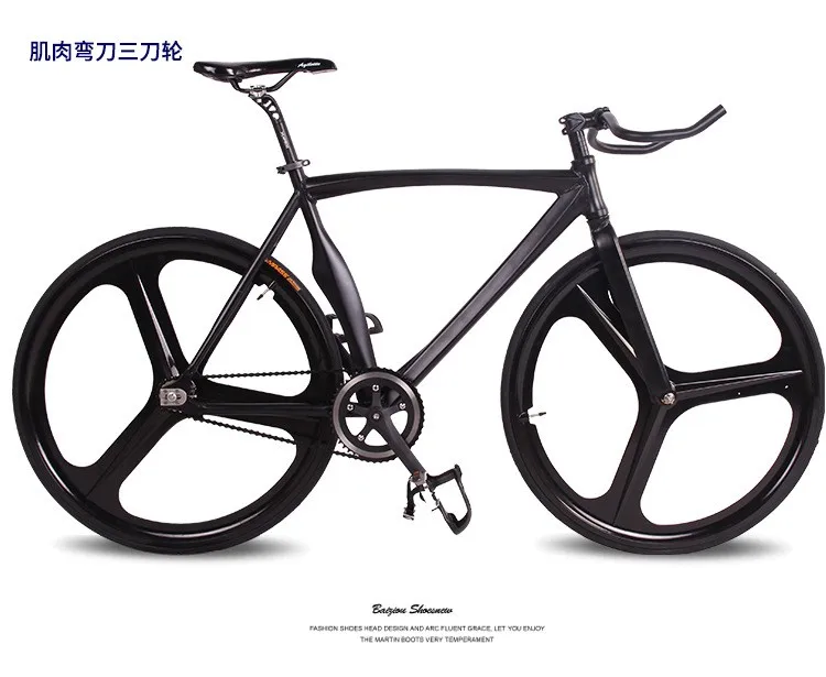 Top Original X-Front brand fixie Bicycle Fixed gear 46cm 52cm DIY Three cutter one wheel speed road bike fixie bicicleta 16