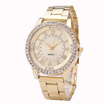 

Luxury Brand Watch Women Crystal Rhinestone Stainless Steel Analog Quartz Watch Relojes Mujer 2020 Montre Women Watches #YL5