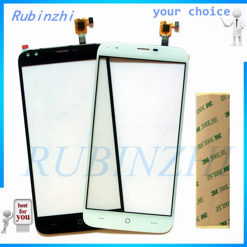 RUBINZHI + лента Moible сенсорный экран телефона Для Doogee X30 дигитайзер сенсорная панель