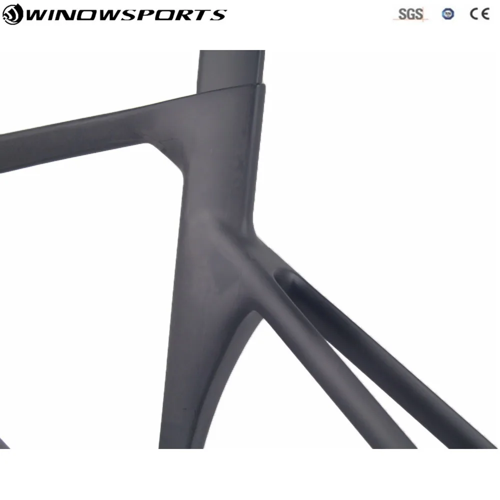 Clearance 2018 New Aero Carbon Fiber full carbon track frame road frames fixed gear bike frameset with fork seatpost headset track bike 3 Clearance 2018 New Aero Carbon Fiber full carbon track frame road frames fixed gear bike frameset with fork seatpost headset track bike 3