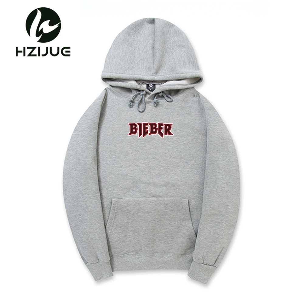 HZIJUE New Winter Fleece Justin Bieber men and woman trasher Hoodies & Sweatshirts Pure 1:1 Cotton Single Men Hoodies 2018 New