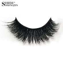 SHIDISHANGPIN ручной работы 3d норковые ресницы накладные ресницы длинные накладные ресницы из Натурального Волоса 1 коробка накладные ресницы ручной работы 1 пара ресниц S-09