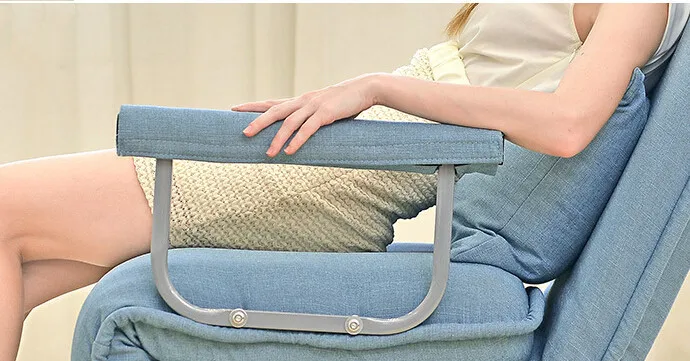 Convertible Sofa Bed 5 Position Folding Arm Chair Sleeper Leisure Recliner Lounge Couch Living Room Furniture Futon Armchair