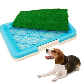 

Misterolina 1 Pcs Pet Dog Cat Reusable Artificial Grass Toilet Mat Indoor Potty Trainer Grass Turf Pad Pet Supplies Accessories