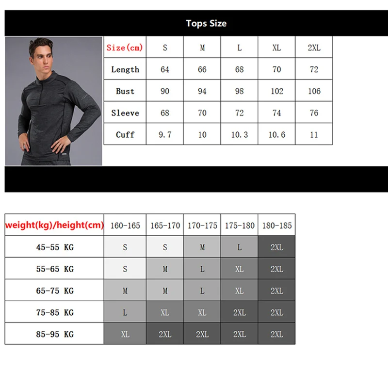 Running Long Shirts Men Quick Dry Workout Compression Sports Gym Exercises 2018 Outdoor Mountaineer Training Shirts Hot Man