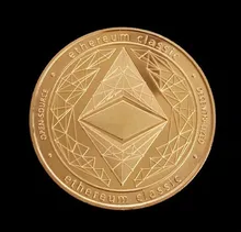 Ouro/banhado a prata ethereum moeda comemorativa moeda arte coleção presente físico metal imitação decoração de festa em casa