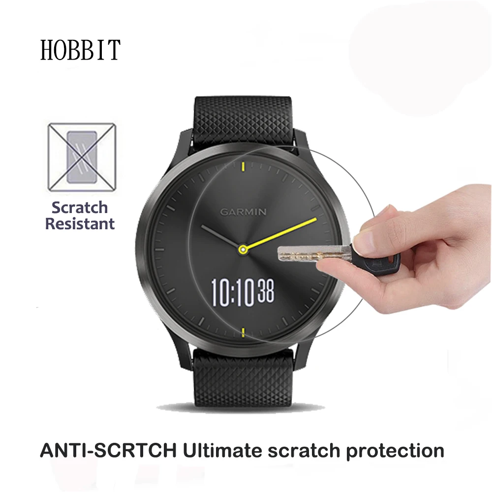 2 упаковки закаленное стекло для Garmin Vivomove HR 0 3 мм 2.5D 9H защита экрана ультра