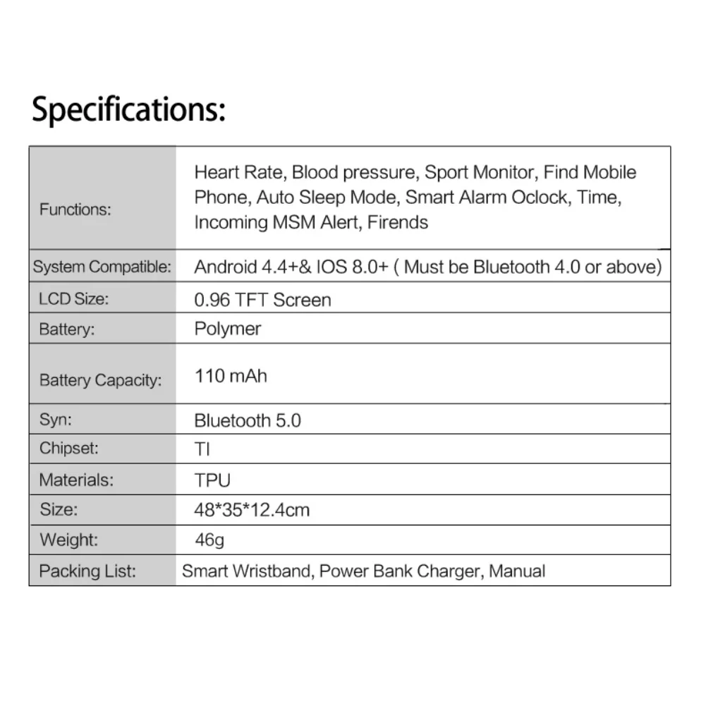M1 стерео двойные Bluetooth наушники Смарт-часы пульсометр кровяное давление спортивный смарт-браслет для IOS смартфон на базе Android Band