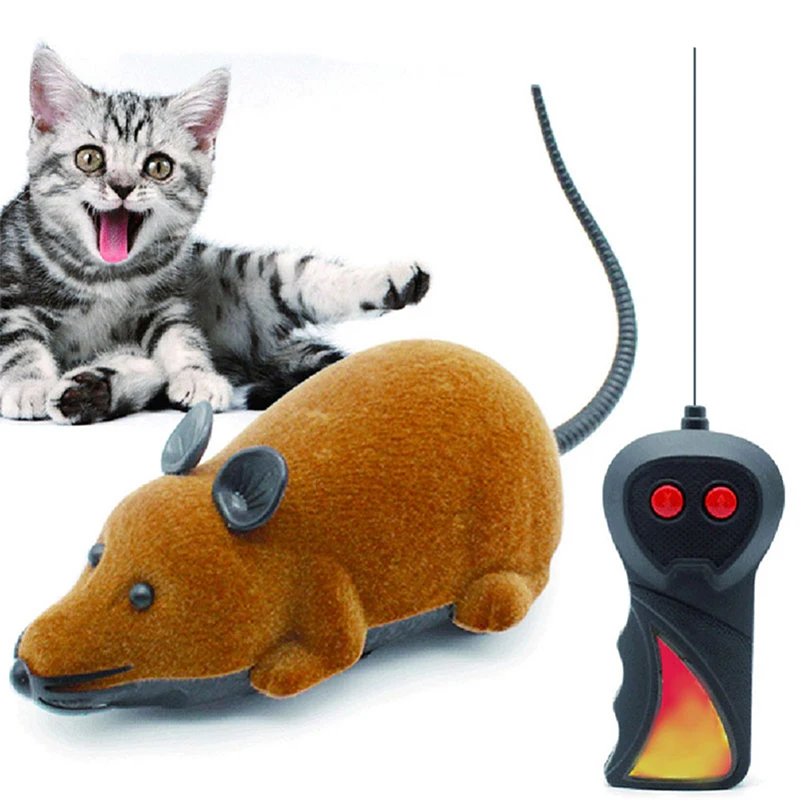 2019 Горячая Мышь игрушки Беспроводной RC мышки для котов дистанционного
