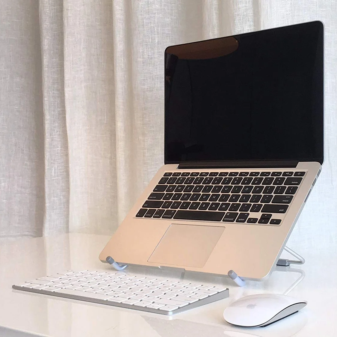 Портативная Регулируемая подставка для ноутбука-Складная Эргономичная подставка для 7-13 дюймов Macbook, ноутбука, планшета