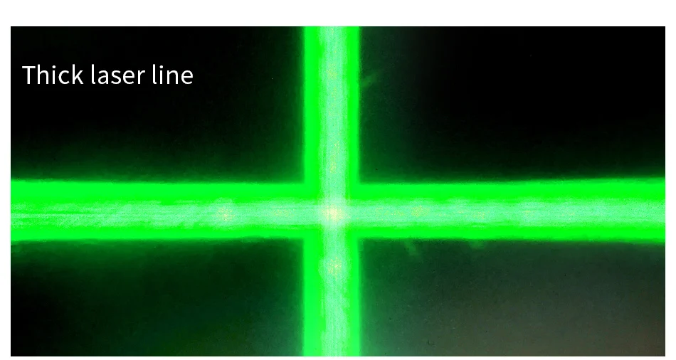 Ajustável a espessura da linha de laser