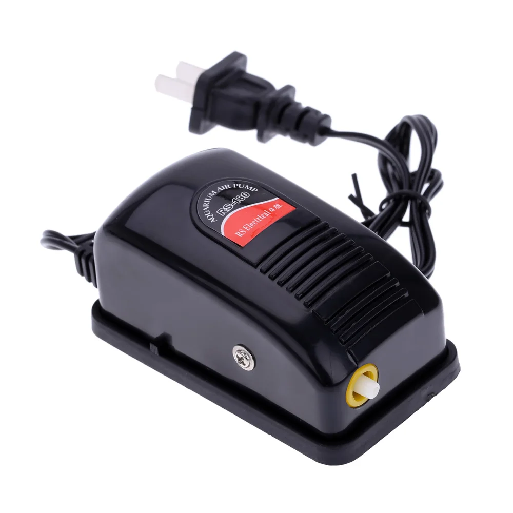 Super Silent 3W Aquarium Air Pump 2.5L/min for Fish Turtle Tank Aquatic