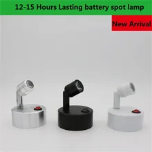 1 Вт/3 Вт AAA батарея светодиодные лампы, беспроводной ювелирный магазин, счетчик, свет для выставок, свадьба, шоу, подвижные и кабинет spotlight