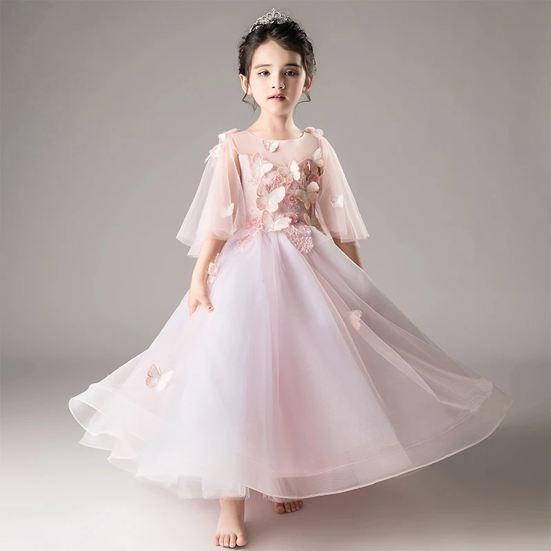

2019 new cute lace princess baby girls dress princess white pink children girl kids infant tutu dresses