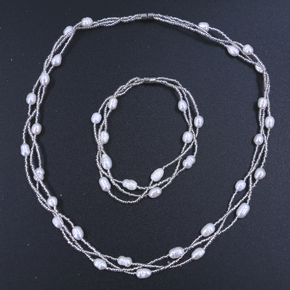 Free Shipping Fashion Natrual Freshwater Pearls Resin Beads Channeling