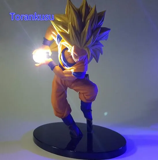 Dragon Ball Z Son Goku экшн-фигурка Goku kamehameha DIY светодиодный световой набор Dragon Ball фигурка супер Сон Гоку модель игрушки