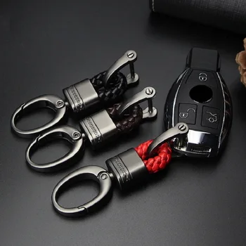 

10Pcs/lot Leather Car Key Ring Keychain Keyring Key Holder Fit For BMW/Volkswagen Golf 4 5 6 toyota ford focus 2 Audi KIA Nissan
