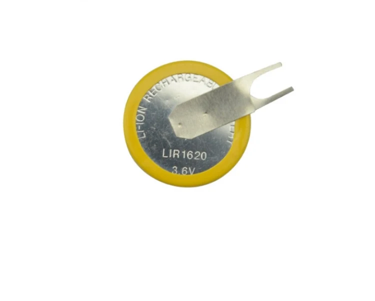 

iconstel 10pcs Original LIR1620 3.6V 12mAh Rechargeable Li-Ion battery with weld leg button cell batteries
