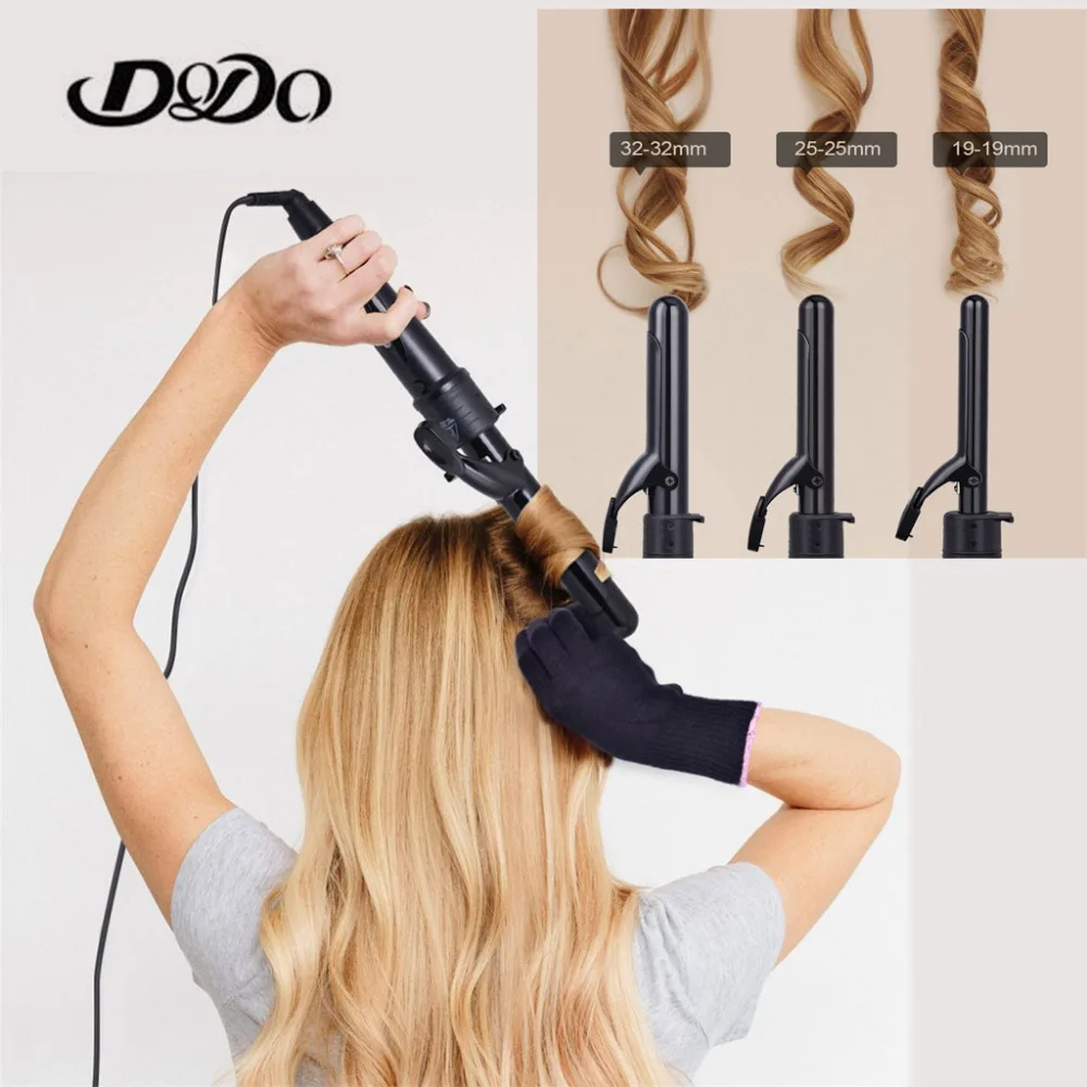 

2019 Women's Fashion Styling Tools Curling Irons Interchangeable 3 in 1 Electric Hair Curler Set Description Hair Accessories