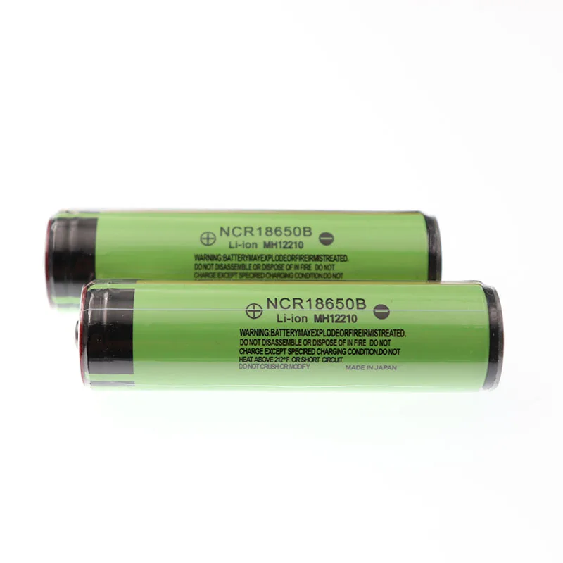 2шт Daweikala Оригинал 18650 батарея NCR 18650B 3400 mAh 3 7 V литий ионный перезаряжаемый блок