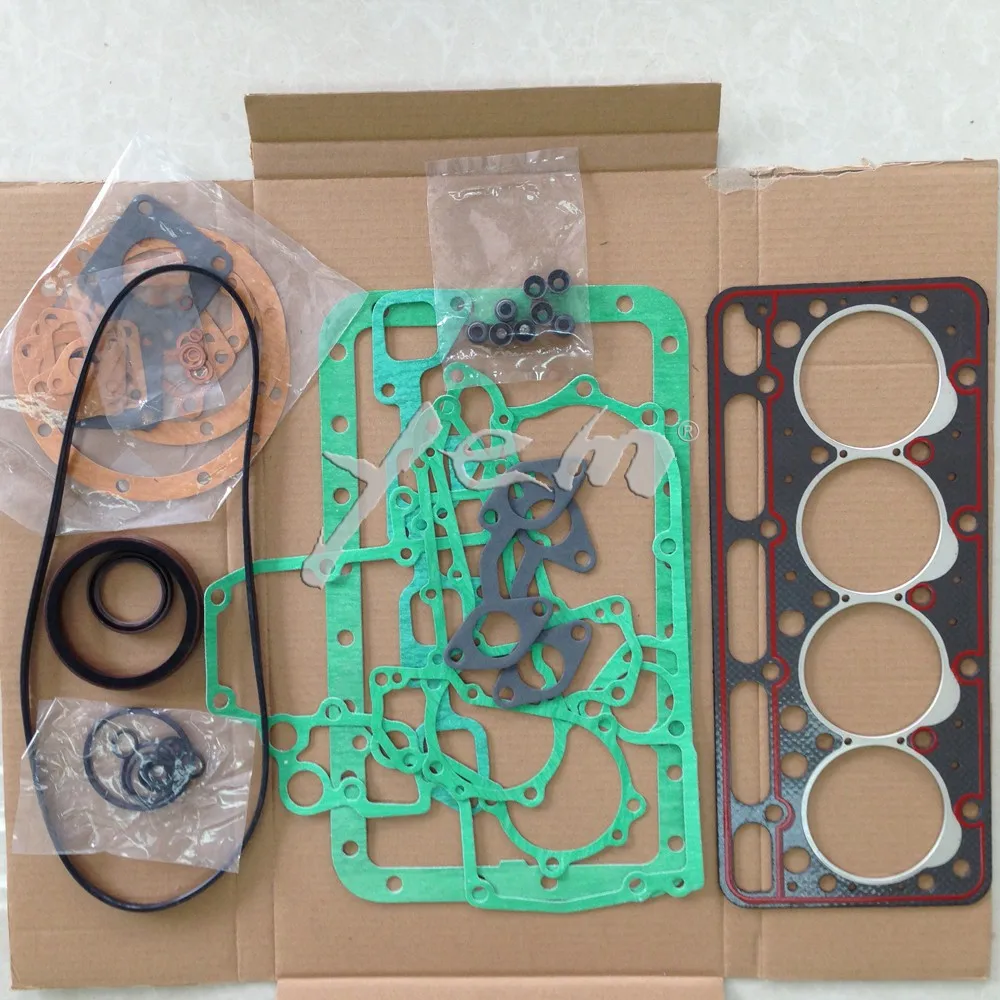 For kubota diesel engine V2203 full gasket set with cylinder head