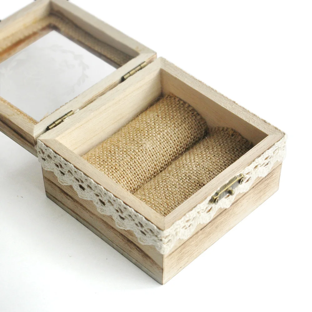 Custom Wedding Ring Box,Rustic Wooden Ring Bearer Box,Engraved Name & Date Wedding ring box,Wedding Gfit,Anniversay Gift