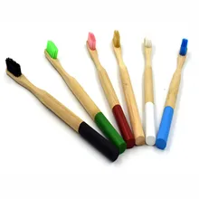 Мягкая щетина бамбуковый уголь зубная щетка натуральный экологически чистый материал круглый Бамбуковый материал ручка зубная щетка Прямая поставка