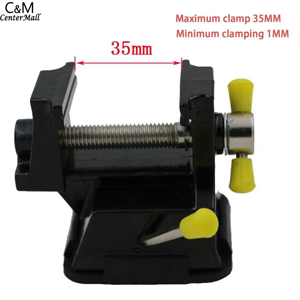 

Universal Mini Bench Vise Aluminium Alloy 30mm Table Screw Vise Bench Clamp Screw Vise for DIY Craft Mold Fixed Repair Tool