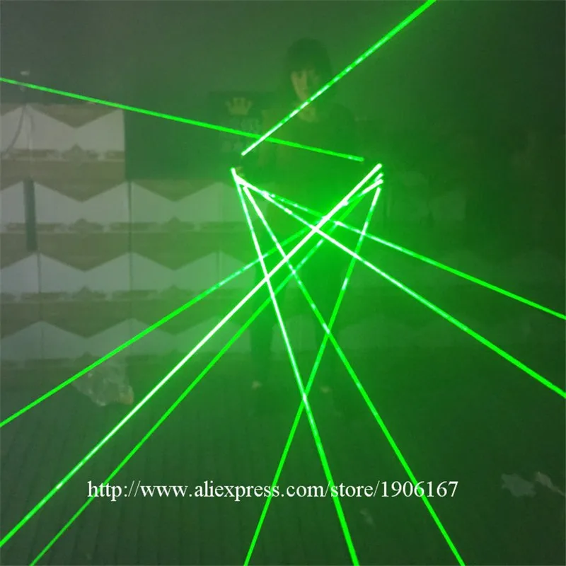 Green laserman show gloves01