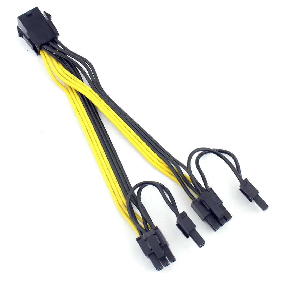 15 см UL 18AWG PCI-E 6-контактный разъем для Dual 8pin 6 + 2Pin y-сплиттер Кабель-адаптер питания