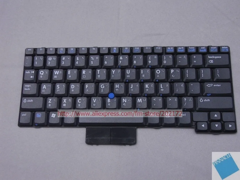 Новая черная клавиатура для ноутбука 412782-AB1 AE0T1TP #117 HP Compaq NC2400 (Тайвань) 100%