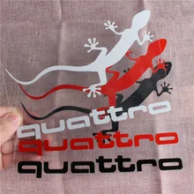 

3 Color One Sheet Car Body Windows Sticker Decal Styling For Audi Quattro A1 A3 A4 A5 A6 A7 A8 Q3 Q5 Q7 S3 S4 S5 S6 S7 S8 TT RS