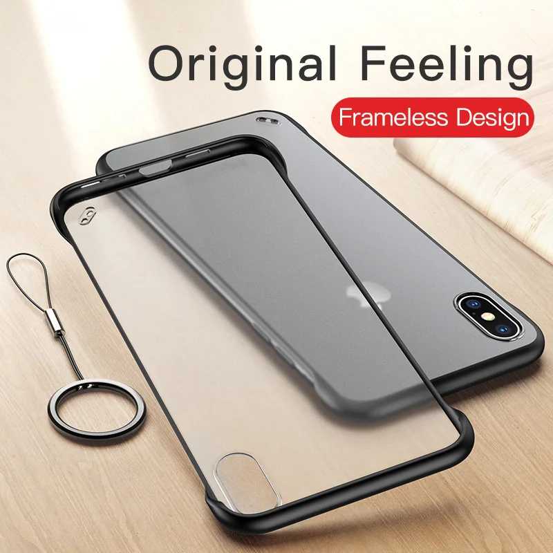 

Moskado Ultra Thin Cases For iPhone 8 7 6 6S Plus X Phone Case For iPhone XS Max XR Matte Transparent Hard PC Back Cover Fundas