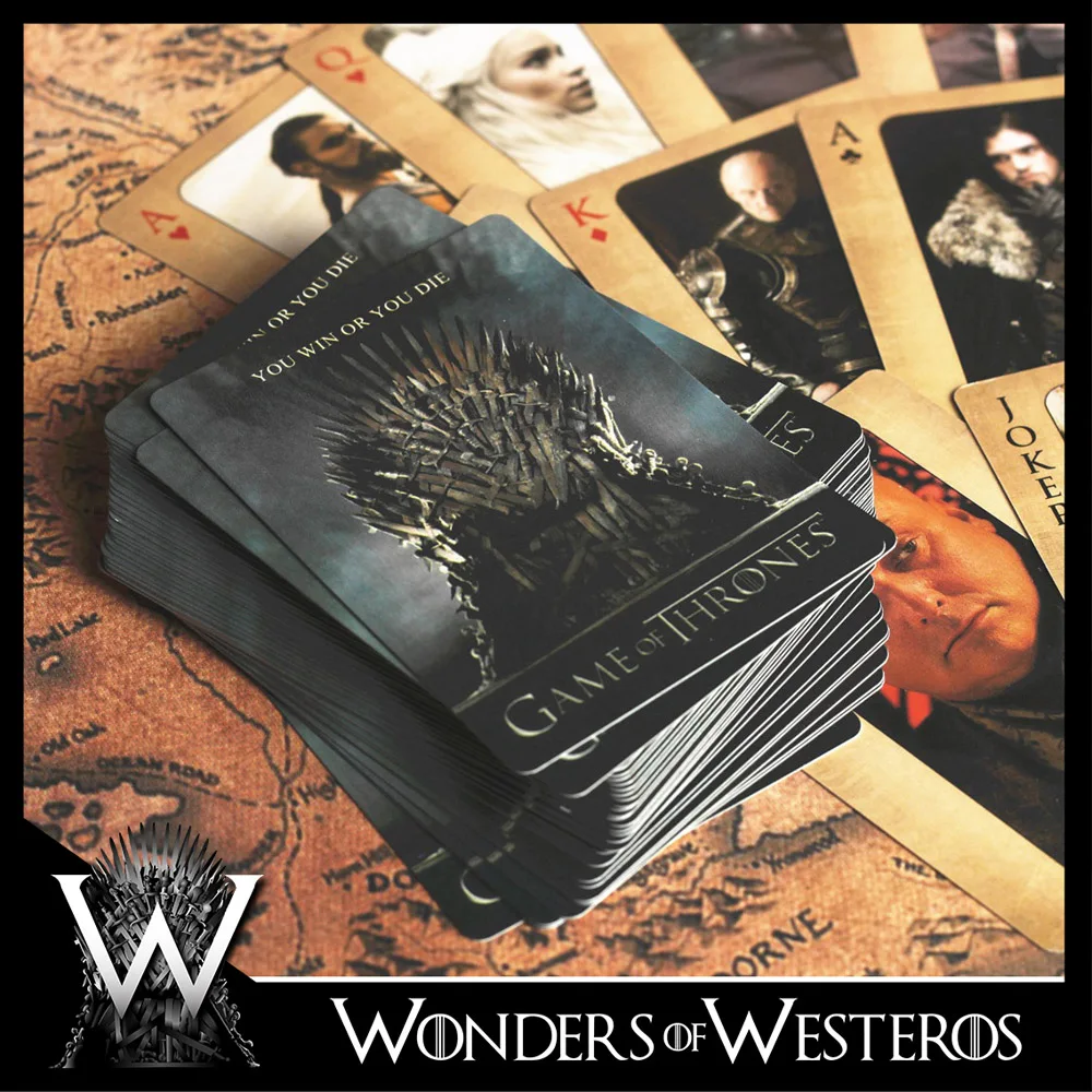 

Game of Thrones Poker Playing Card Related Stage Photo Song of Fire and Ice Products Novelty Set Present Cosplay Collection Prop