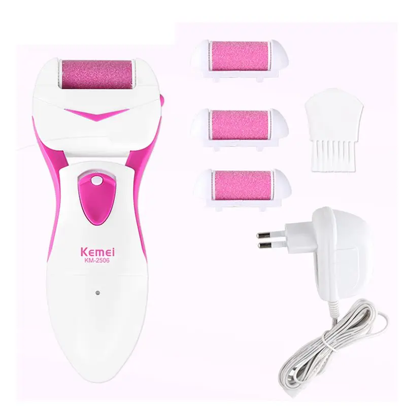 

Kemei KM-2506 Electric Foot Pedicure Foot Peeling Device To The Skin Electric Grinding Foot Care Tool