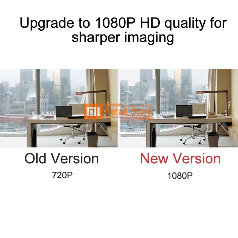 Оригинальная умная камера Xiaomi Mijia 1080P HD ночного видения AI улучшенное Обнаружение движения перевернутая установка Xiomi Kamera