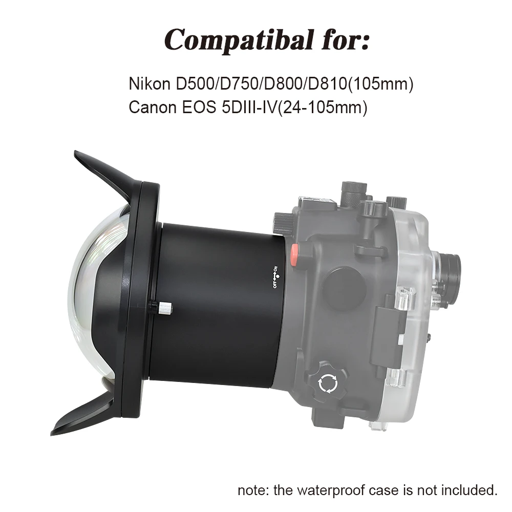 Seafrogs 6 дюймовый сухой купол для Meikon SeaFrogs корпуса DSLR V.2 40M 130FT подводная камера рыбий