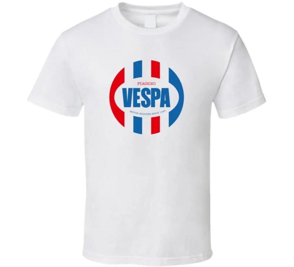 Vespa T-Shirt scooter retro Logo Lambretta Classic Quality High t-shirt | Мужская одежда
