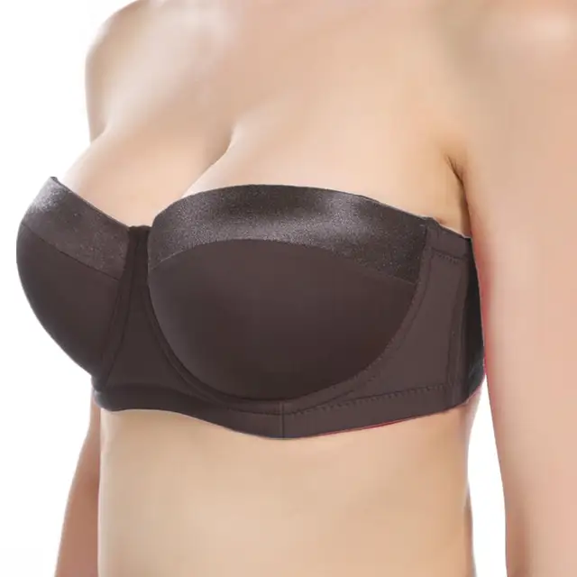 Women Strapless Bra Plus Size 32 46 Bcdddefg Half Cup Multiway 